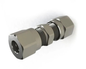 Adapter gwintowany prosty typu rura – rura Wciskane 6 mm Wciskane 6 mm RS PRO Złączka prosta