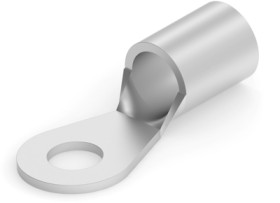 Uninsulated ring cable lug, 41-60 mm², AWG 1, 9.53 mm, metal, 321868