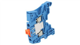 Zacisk Rozgałęźny Szynowy Snk 0,2÷4Mm2 Drogi 1 Zaciski 2 Niebieski...