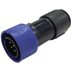 Bulgin PXP4010/08S/5560 Buccaneer DIN Connector Straight 8-Pin Round