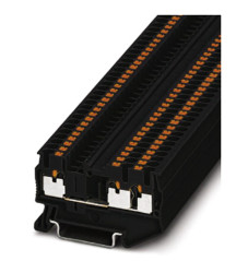 Blok zacisków przelotowych Phoenix Contact poziomy: PodwójnyWciskane PT 2.5-TWIN BK 24A 800 V
