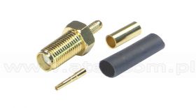 Gniazdo SMA zaciskane na przewód RG174