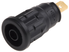 Gniazdo bananowe Żeński typ Gniazdo bananowe Czarny 24A Hirschmann Test & Measurement rozmiar 4 mm