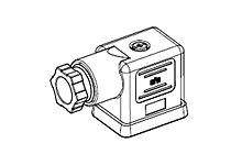 Złącze do elektromagnesu 2P 24 V LED: Tak Molex