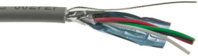 Wielożyłowy kabel przemysłowy 0.2 mm² 4 -rdzeniowy Ekranowany 24 AWG AWG PVC 300 V