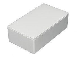 Obudowa Aluminium odlewane szerokość zew. 62 mm długość zew. 112 mm wys. zew. 30,5 mm RS PRO IP54 Biały