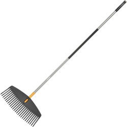 Fiskars 1076976 Leaf Broom Garden Hand Tools Lightweight Durable Design