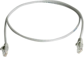 kabel LAN Telegärtner 100008717, 1 szt., RJ45, CAT 6, U/UTP, 5.00 m, szary