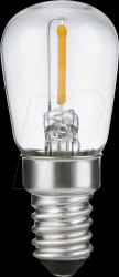 LX023826302 LED bulb E14, 1 W, 55 lm, 2500 K, filament