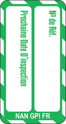 Zawieszka w rozmiarze nano Biały na zielonym Francuski Brady