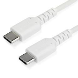 Kabel USB Złącze A USB C Złącze B USB C dł. 2m Wytrzymały kabel USB-C do ładowania USB 2.0 kolor: Biały