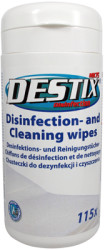 Destix disinfectant wipes, dispenser box, 115 pieces, DX1012