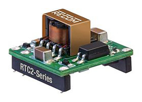 Konwerter DC/DC RTC2, Uwe 9V dc, Uwe 4.5V, Uwy 5V dc, Recom 400 mA 2 W -40 °C 100 °C Powierzchnia