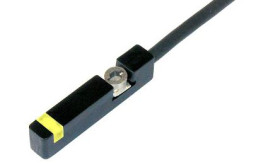 FPH 419A3T 144GY RELM, czujnik reed, 3 przewodowy PNP NO, 5...30V AC/DC, 50mA, LED (żółta), przewód PUR 0,3m z wtykiem M8, SHIEL