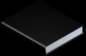 ABS enclosure, (L x W x H) 198 x 178 x 36 mm, black (RAL 9004), IP54, 934.9