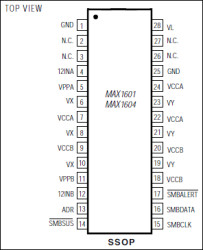 Dual-Channel Cardbus and PCMCIA Power Switches with SMBus Serial Interface