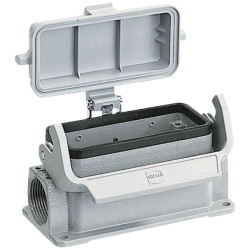 Harting 09 30 016 1255 Han® 16 B Base SM Housing Side Entry Pg 21 1 Lever