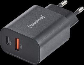 7803010 USB charger, 30 W, 1x USB-A, 1x USB-C, PD 3.0, QC 4.0, black