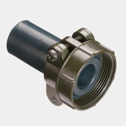 Zacisk kablowy 23.8mm 63.7 x 42.4mm materiał: Stop aluminium Czarny zacisk kablowy
