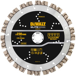 DEWALT DT20462-QZ ELITE SERIES&#x2122; All Purpose Diamond Segmented Wheel 230 x 22.2mm