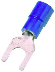 Intercable 181182 Złącze widełkowe 1.50 mm² 2.50 mm² z częściową izolacją niebieski 1 szt.