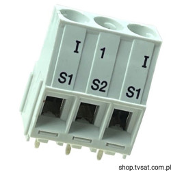 1862-03 Socket 3 Poles BLOCK LMI
