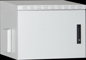 DN-19 09U-6/6-I-OD 19" wall-mounted housing, 9U, 600 mm depth, gray, outdoor
