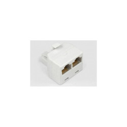 Rozgałęźnik RJ45 LAN wt/2xgn. 8p adapter rozdzielacz