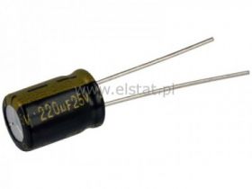 220uF 25V kond. ele.105C 6,3x11mm Low-ESR