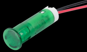 QS83XXHG220 Indicator LED, 220 V AC, 8 mm, wired, green