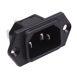 C14 IEC Panel Mount Inlet 10A 6.100.3300