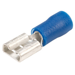 TruConnect 6.3x0.8mm Blue Female Receptacle Pack of 100