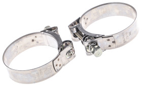 Opaska zaciskowa średnica wew 73 → 79mm śrubowa MIKALOR ze stali nierdzewnej szerokość 25mm