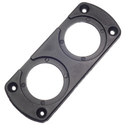 Ramka woltomierza okrągłego i gn. zapaln. podwójna panel ob