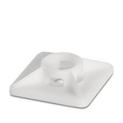 Uchwyt opaski kablowej do opasek 6mm długość 27mm szerokość 27 mm średnica otworu 4.8mm Phoenix Contact Biały