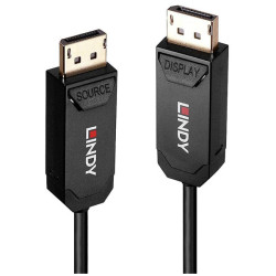LINDY 38520 DisplayPort Cable DisplayPort plug Black 10m