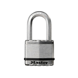Master Lock M15EURDLFCC Excell&#x2122; Laminated Steel 64mm Padlock 5-Pin -38mm Shackle