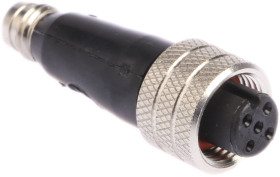 Złącze okrągłe, M8 - M12, 60 V.