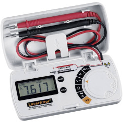 Laserliner 083.028A Pocket Box Multimeter Digital CAT II 250 V Auto Range