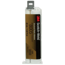 3M 7100241346 Scotch-Weld&#x2122; Structural Plastic Adhesive DP8005, 45 ml, White