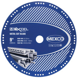 MEXCO MEXCEL23022 XCEL Grade Metal Cut Diamond Blade 230 x 22mm