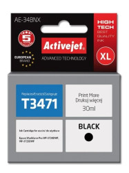 Tusz Activejet AE-34BNX (zamiennik Epson 34XL T3471 Supreme 30 ml czarny)