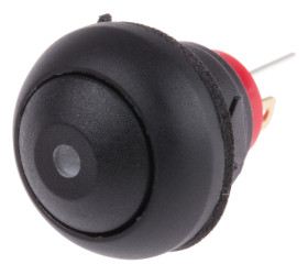 Przycisk miniaturowy Chwilowy SPST średnica wycięcia 13.6mm, montaż panelowy RS PRO