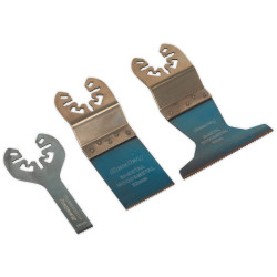 Sealey SMTC3 Multi-Tool Universal Cutting Blade Set 3pc