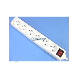 listwa zasilająca 6 gniazd z wyłącznikiem