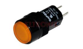 KONTROLKA LED F16Y ŻÓŁTA GQAD16AY12 12V AC/DC CE