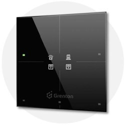 Panel dotykowy SMART PANEL 4B czarny Grenton