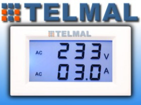 LCD Woltomierz 80-300V AC amperomierz 50A AC