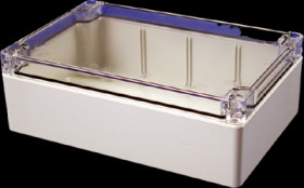 PC enclosure, (L x W x H) 180 x 119 x 61 mm, gray (RAL 7046), IP68, 1554H2GYCL