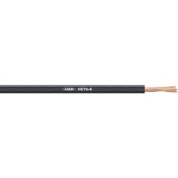 Przewód montażowy 4 mm² Czarny Lapp PVC 450 V, 750 V dł. 100m +80°C EAC